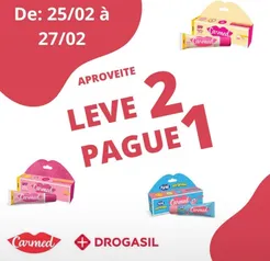 Promo-carmed | Drogasil | Leve 2 pague 1