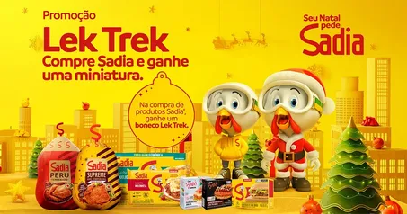 Sadia - Promoção Lek Trek - Compre Sadia e ganhe uma miniatura.