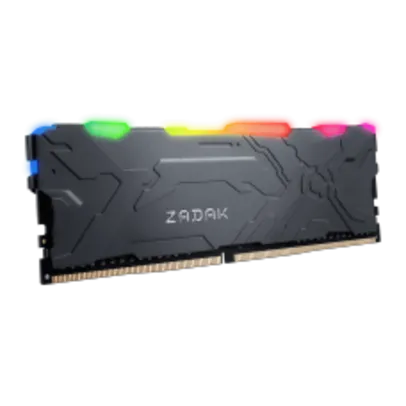 Memória DDR4 Zadak MOAB, RGB, 8GB, 3200MHz, ZD4-MO132C28-08GYG1