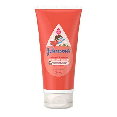 [Rec] Johnson's Baby Creme Para Pentear Para Cabelos Cacheados Cachos Dos Sonhos, 200ML INFANTIL