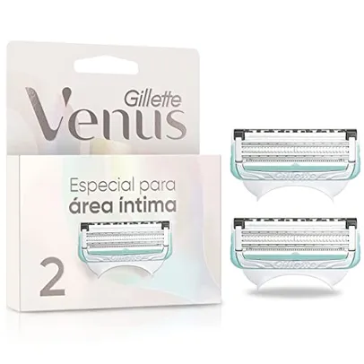 Gillette Venus Especial Para Área Íntima Carga para Aparelho de Depilação Recarregável com Barra Anti-irritação, Depilação Íntima