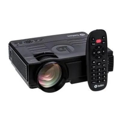 Mini Projetor Led Portatil - Betec BT810 - 1200 Lumens - R$619