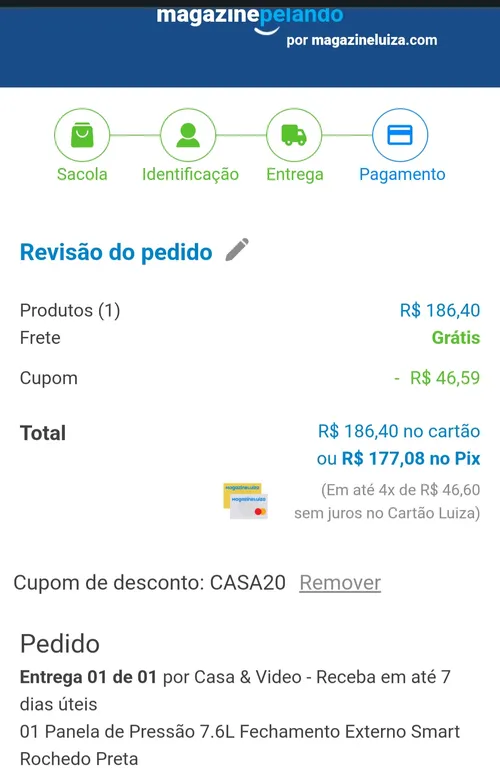 Imagen na descrição da promoção