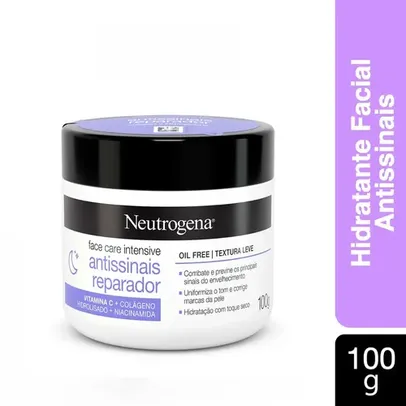 [REGIONAL] Hidratante Facial Antissinais Reparador Neutrogena Face Care Intensive 100g