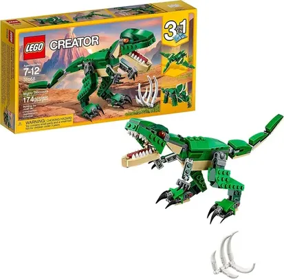 Conjunto Lego Creator Poderosos Dinossauros Construa Voc Mes