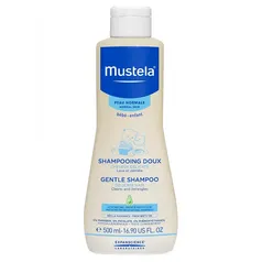 Shampoo Mustela Bebê Gentle Shampoo 500ml (Por R$10,50)