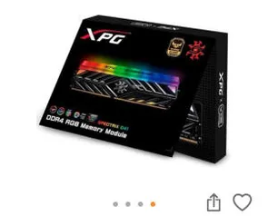 Memória XPG Spectrix D41 TUF, RGB, 8GB, 3000MHz, DDR4, CL16 - R$290