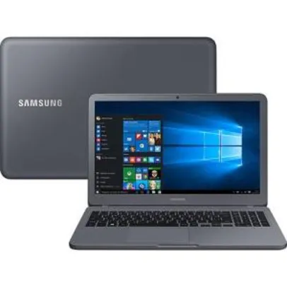 Notebook Expert X50 8ª Intel Core i7 8GB (GeForce MX110 de 2GB) 1TB Tela LED Full HD 15,6'' W10 Cinza Titanio - Samsung R$2.879