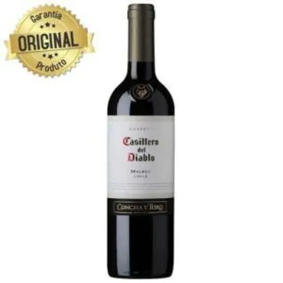 (C/SUBMARINO) Vinho Chileno Casillero Del Diablo Malbec Tinto Garrafa 750ml - Concha Y Toro