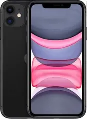 iPhone 11 Apple 64GB Preto, Tela de 6,1”, Câmera Dupla de 12MP, iOS | R$4184