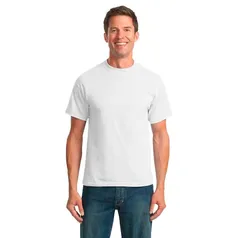 Camiseta Masculina Lisa Algodão Básica