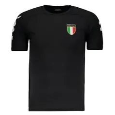 Camiseta Kappa Kombat Itália Basic Preta