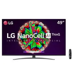 Smart TV LED 49" UHD 4K LG 49NANO81 NanoCell | R$3.200