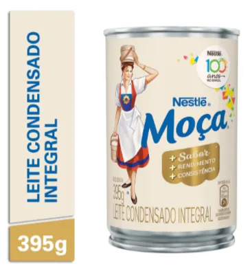 Leite Condensado Integral Moça Lata 395g