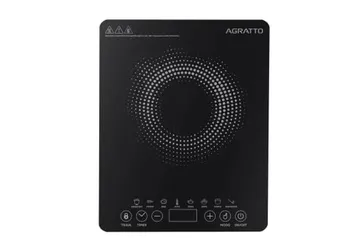 Fogão Eletric Cooktop Indução Portátil 1 Boca Painel Touch - AGRATTO