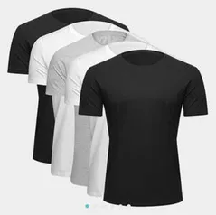 Kit Camiseta básica c/ 5 peças masculino | R$ 80