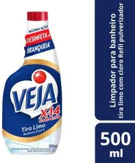 [Prime] Leve 5 unidades do Limpador Banheiro X14 Tira Limo Refil 500 Ml, Veja R$ 32