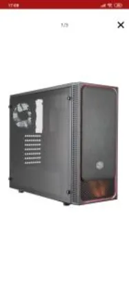 (CORRE) só 2 unidades Gabinete Cooler Master Masterbox E500L RED acrílico - R$112