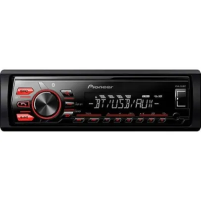 [Americanas]  Som Automotivo Pionner MVH-288BT AM/FM com Bluetooth e Entrada USB Media Receiver por R$ 270