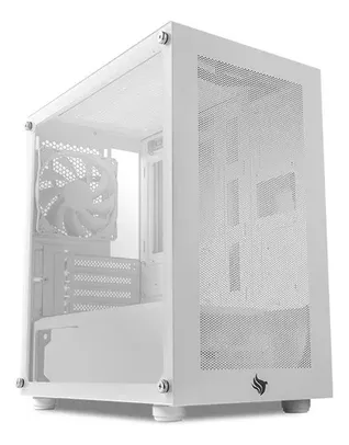 Gabinete Gamer Pichau Hx300m Glass Mid-tower Vidro Branco Cor Branco