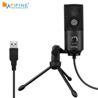 [Aliexpress] Microfone Condensador USB Fifine K669B | R$ 207
