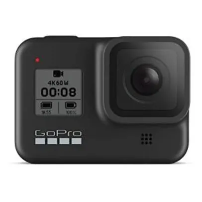 Câmera GoPro HERO8 Black à Prova D’água 12MP 4K | R$2700