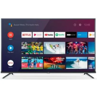 Smart TV LED 50" Android TV TCL 50P8M 4K UHD HDR | R$1.661