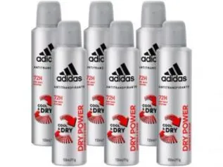 Desodorante Aerossol Adidas - 150ml - 6 unidades | R$51