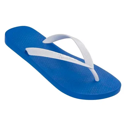 (Regional) Chinelo Ipanema Masculino Clássico Azul e Branco 41 42