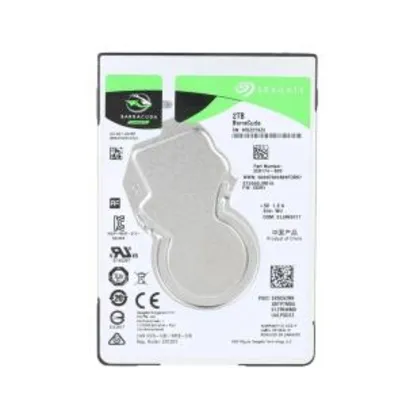 HD Seagate 2.5' para notebook/PS4, 2TB Sata | R$ 418