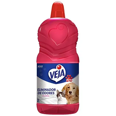 [REC PRIME] Limpador Pets Veja Desodorizador Perfumado Veja Floral 2L