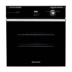 Forno a Gás de Embutir Brastemp 78 Litros Preto 220V BOA84AE