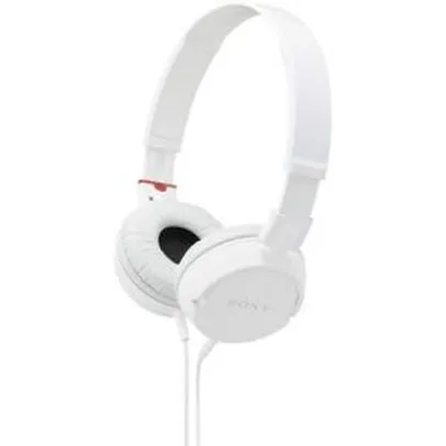 [Submarino] Fone de ouvido headphone Sony Supra Auricular Branco -MDR-ZX100 - R$57