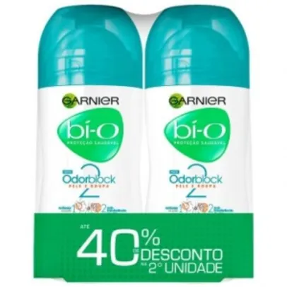 Kit 2 Desodorantes Garnier BÍ-O OdorBlock Feminino Rollon 50ml por R$ 2