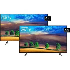 2 Smart TV LED 49'' Samsung Ultra HD 4k 49NU7100 por R$ 3798,00 (10% de volte com AME)