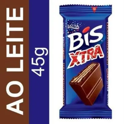 Leve 8 e pague 6 Chocolate LACTA Bis Xtra 45g | R$6