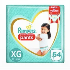 2unid. Fralda Pampers Pants Premium Care Top XG R$126