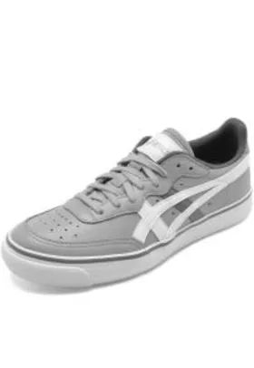 Tênis Couro Asics Top Spin Lea Cinza R$112