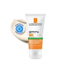 La Roche-Posay, Anthelios Airlicium, Protetor Solar Facial Antioleosidade, Controle e Redução da Oleosidade, FPS80, Textura Gel Creme, Toque Seco, 40g