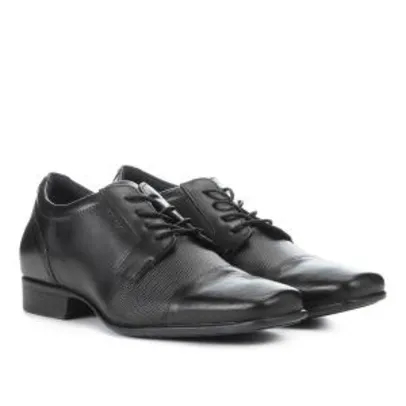 Sapato Couro West Coast Valentino I Masculino - Preto por R$ 100