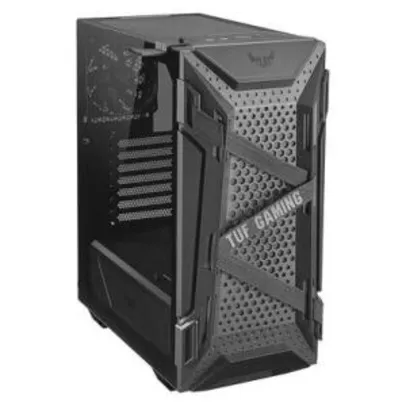 Gabinete Gamer Asus TUF Gaming GT301, Mid Tower, Aura RGB, com FAN, Lateral em Vidro - R$566