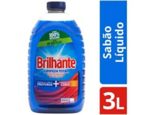 Sabão Líquido Brilhante 3L | R$13