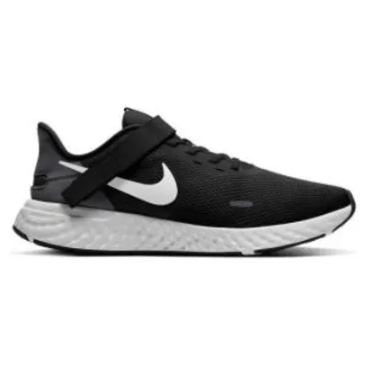(APP) Tênis Nike Revolution 5 Flyease Masculino - Preto e Branco R$161