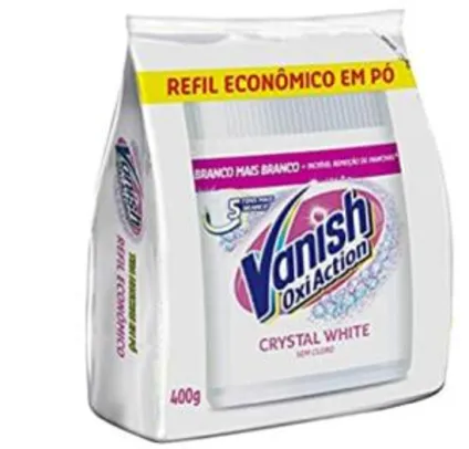 [Prime] Tira Manchas em Pó Vanish Oxi Action Crystal White Refil, 400g