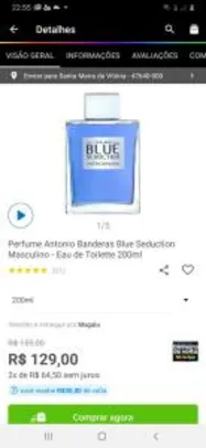 [APP + R$30 de volta] Perfume Blue Seduction 200ML | R$130