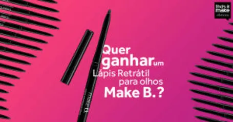 [VOLTOU] GRÁTIS lápis de olho O BOTICÁRIO