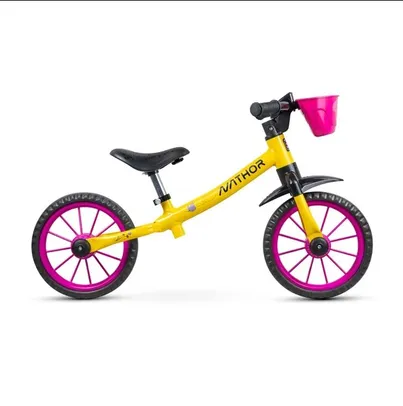 Bicicleta Infantil Aro 12 Sem Pedal Balance Bike Drop Garden - Nathor