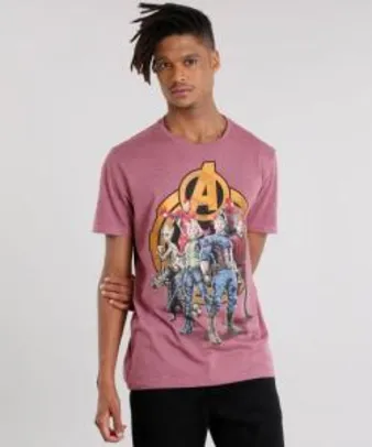 Saindo por R$ 22: Camiseta masculina heróis Os Vingadores - P ou PP - R$22 | Pelando