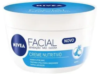 [Cliente Ouro] 2 Unidades Creme Hidratante Facial Nutritivo 100g - Nivea | R$24