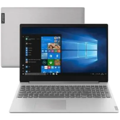 Notebook Lenovo Ideapad S145, 15.6”, i3, 4GB, 1TB, W10 | R$2.399